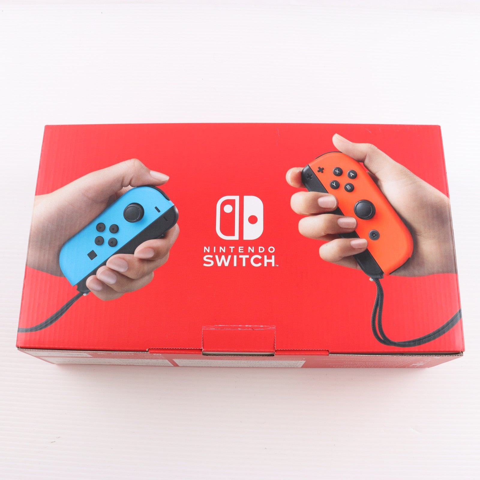 【中古即納】[Switch] (本体) Nintendo Switch(ニンテンドースイッチ) Joy-Con(L) ネオンブルー/(R) ネオンレッド 任天堂(HAD-S-KABAA)(20190830)