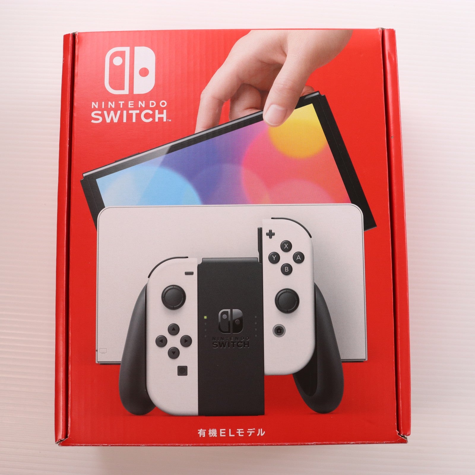 【中古即納】[Switch] (本体) Nintendo Switch(ニンテンドースイッチ) 有機ELモデル Joy-Con(L)/(R) ホワイト 任天堂(HEG-S-KAAAA)(20211008)