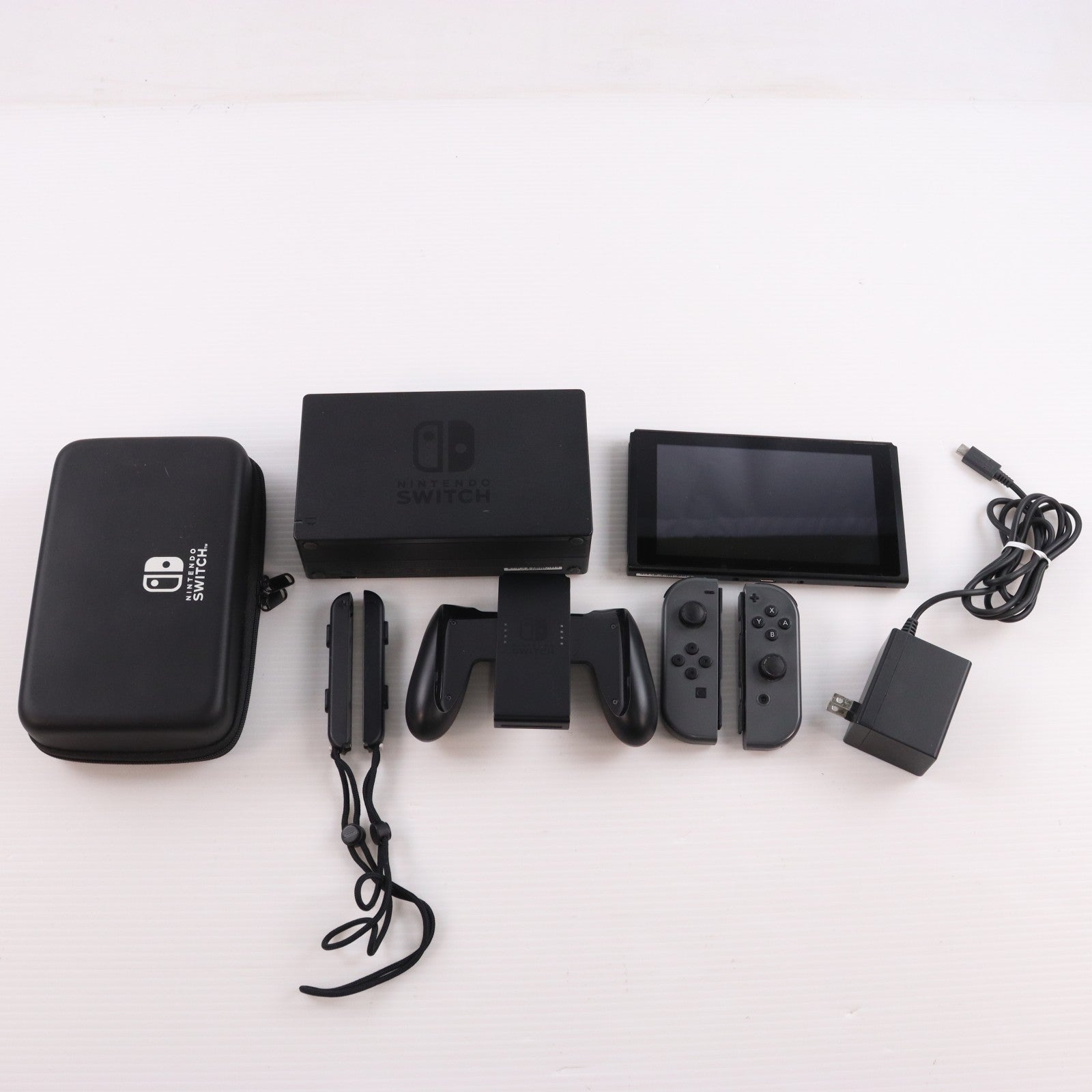 【中古即納】[Switch] (本体) Nintendo Switch(ニンテンドースイッチ) Joy-Con(L)/(R) グレー 任天堂(HAD-S-KAAAH)(20230412)