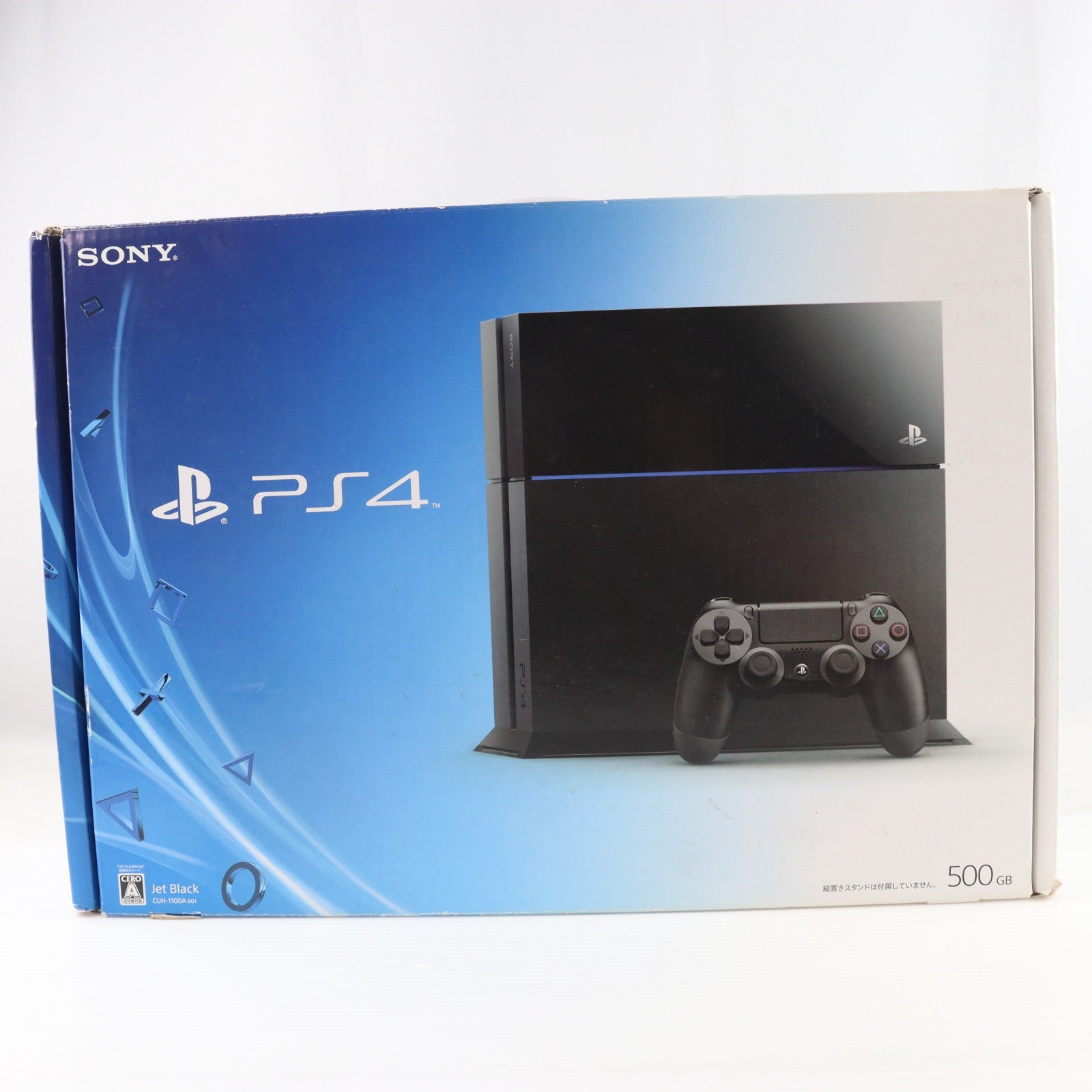 【中古即納】[PS4] (本体) PlayStation 4(プレイステーション4) ジェット・ブラック HDD500GB SCE(CUH-1100AB01)(20141009)