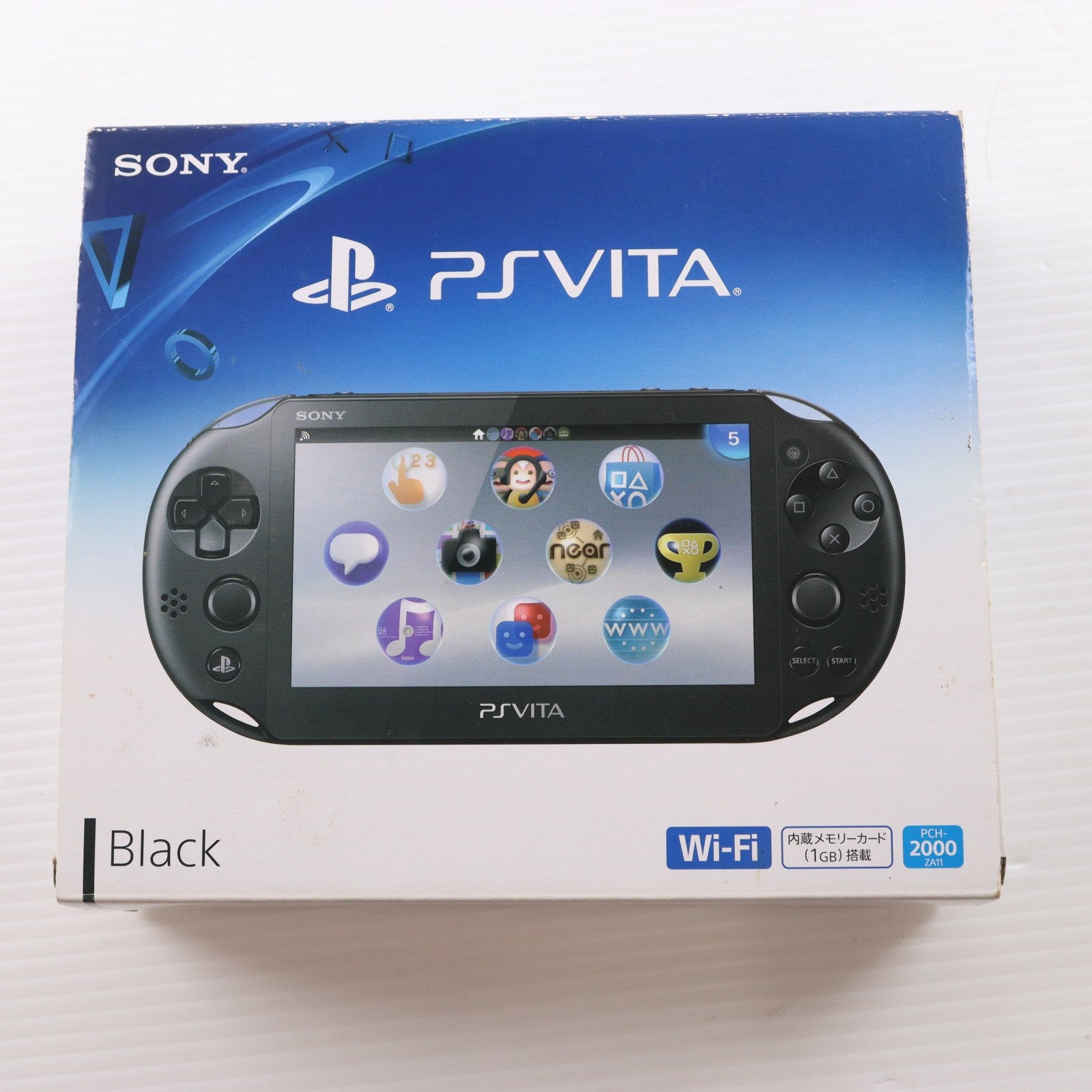 【中古即納】[PSVita] (本体) PlayStation Vita(プレイステーション ヴィータ) Wi-Fiモデル ブラック SCE(PCH-2000ZA11)(20131010)