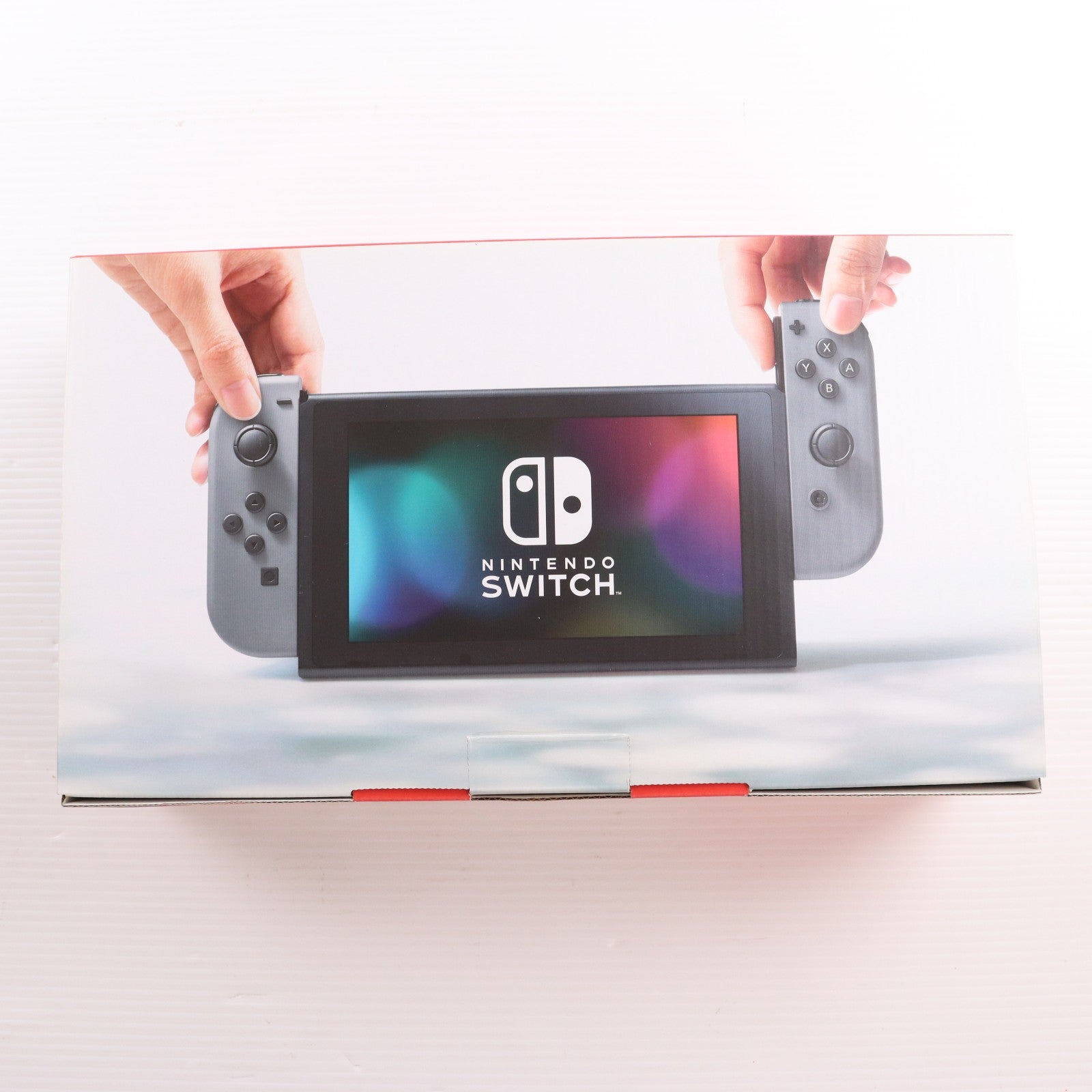 【中古即納】[Switch] (本体) Nintendo Switch(ニンテンドースイッチ) Joy-Con(L)/R グレー 任天堂(HAC-S-KAAAA)(20170303)