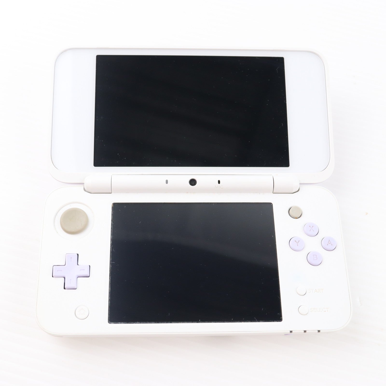 【中古即納】[3DS] (本体) Newニンテンドー2DS LL ホワイト×ラベンダー 任天堂(JAN-S-UAAA)(20171005)