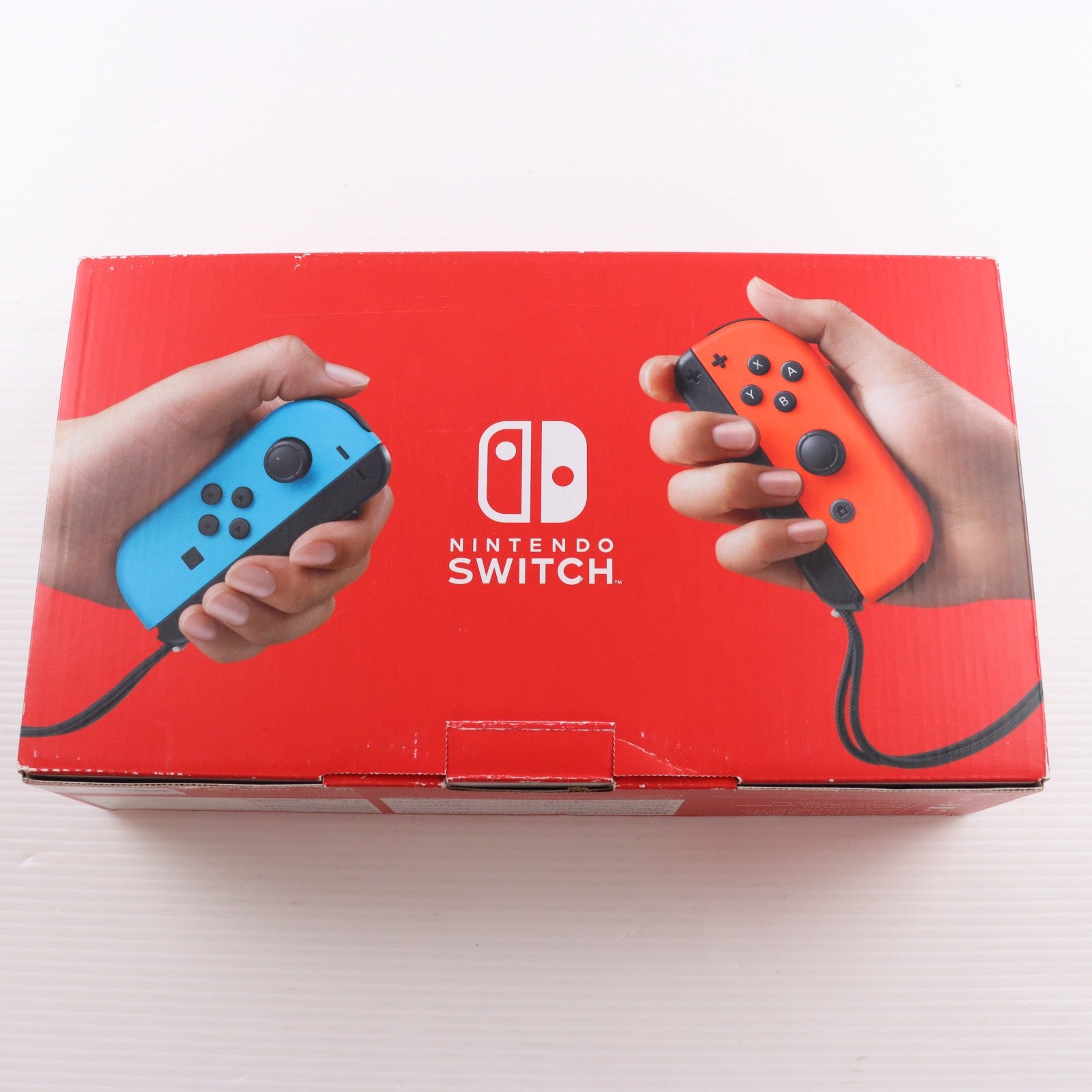 【中古即納】[Switch] (本体) Nintendo Switch(ニンテンドースイッチ) Joy-Con(L) ネオンブルー/(R) ネオンレッド 任天堂(HAD-S-KABAA)(20190830)