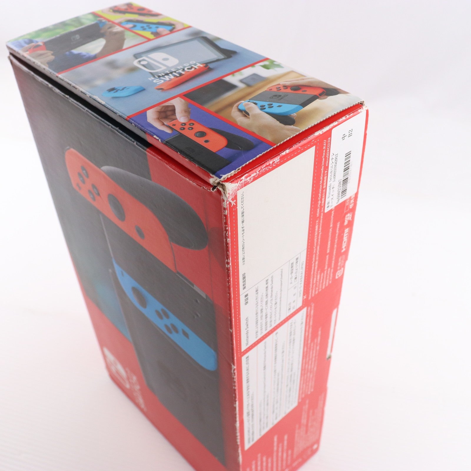 【中古即納】[Switch] (本体) Nintendo Switch(ニンテンドースイッチ) Joy-Con(L) ネオンブルー/(R) ネオンレッド 任天堂(HAD-S-KABAA)(20190830)