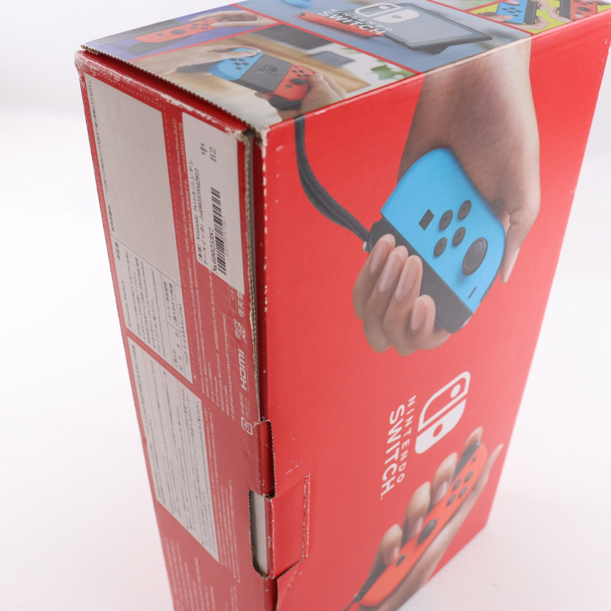 【中古即納】[Switch] (本体) Nintendo Switch(ニンテンドースイッチ) Joy-Con(L) ネオンブルー/(R) ネオンレッド 任天堂(HAD-S-KABAA)(20190830)