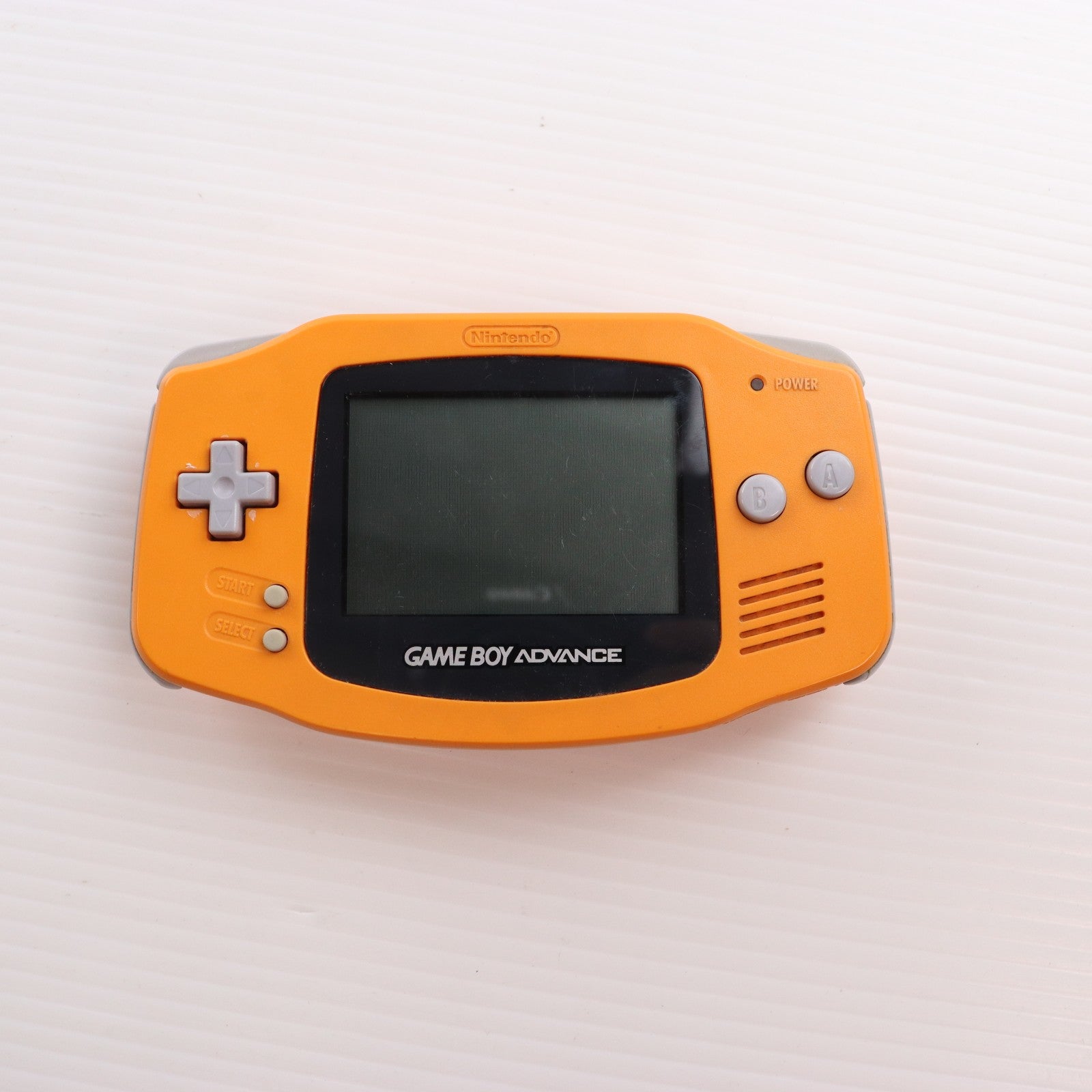 【中古即納】[GBA] (本体) GAMEBOY ADVANCE(ゲームボーイアドバンス) オレンジ 任天堂(AGB-S-OAJ)(20011214)