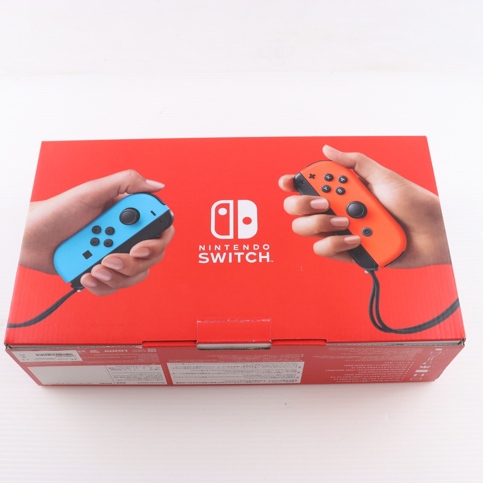 【中古即納】[Switch] (本体) Nintendo Switch(ニンテンドースイッチ) Joy-Con(L) ネオンブルー/(R) ネオンレッド 任天堂(HAD-S-KABAA)(20190830)