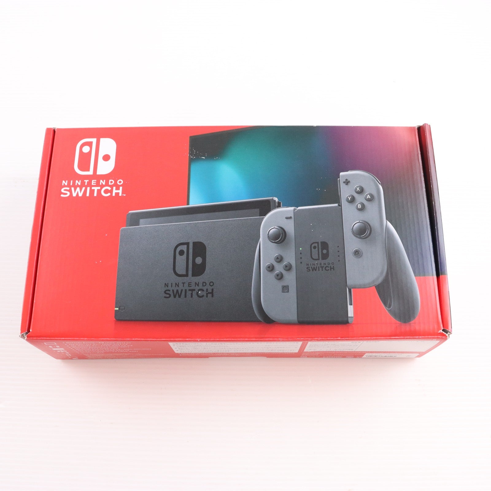 【中古即納】[Switch] (本体) Nintendo Switch(ニンテンドースイッチ) Joy-Con(L)/R グレー 任天堂(HAD-S-KAAAA)(20190830)