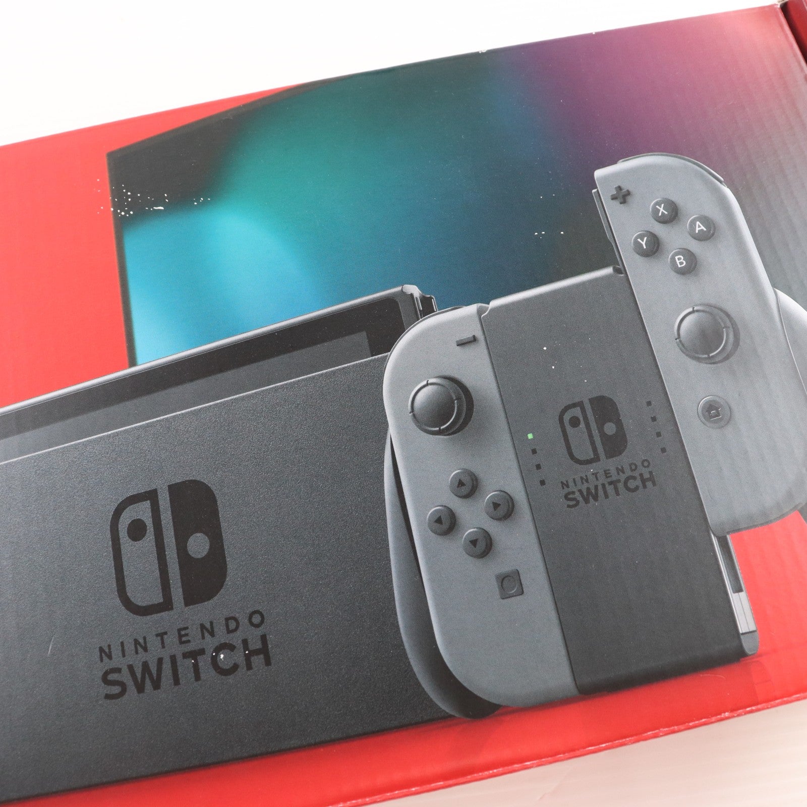 【中古即納】[Switch] (本体) Nintendo Switch(ニンテンドースイッチ) Joy-Con(L)/R グレー 任天堂(HAD-S-KAAAA)(20190830)