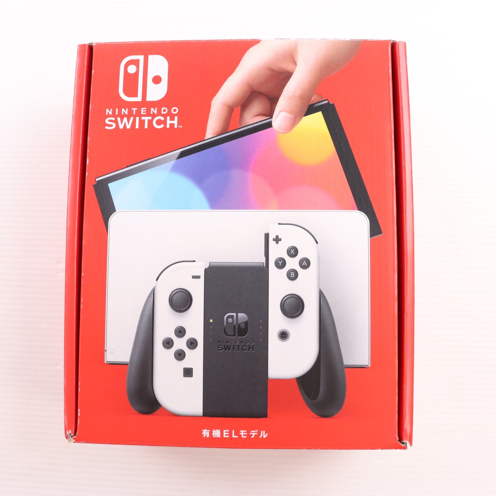 【中古即納】[Switch] (本体) Nintendo Switch(ニンテンドースイッチ) 有機ELモデル Joy-Con(L)/(R) ホワイト 任天堂(HEG-S-KAAAA)(20211008)