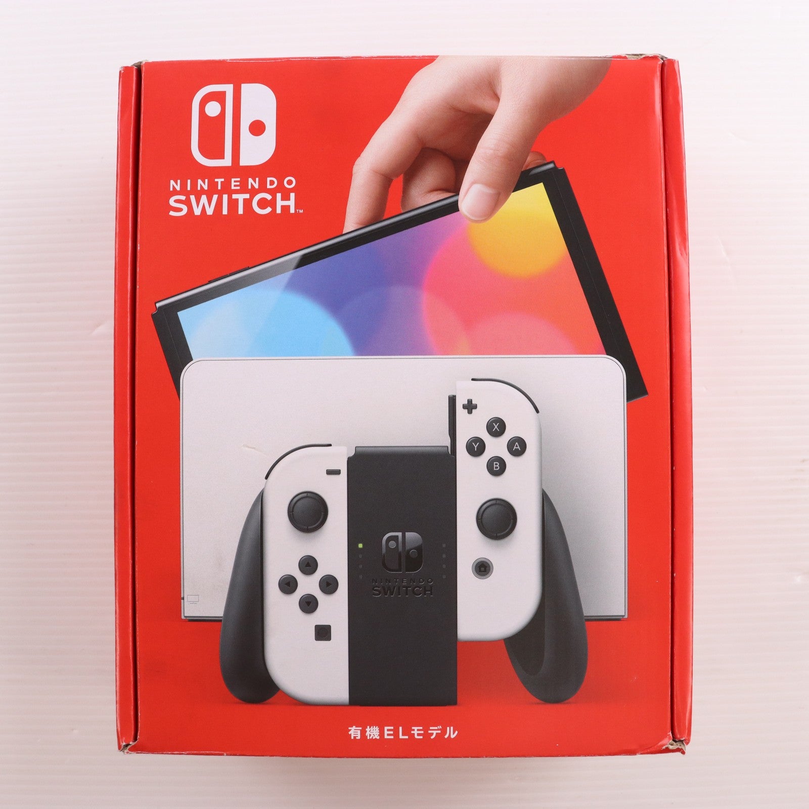 【中古即納】[Switch] (本体) Nintendo Switch(ニンテンドースイッチ) 有機ELモデル Joy-Con(L)/(R) ホワイト 任天堂(HEG-S-KAAAA)(20211008)
