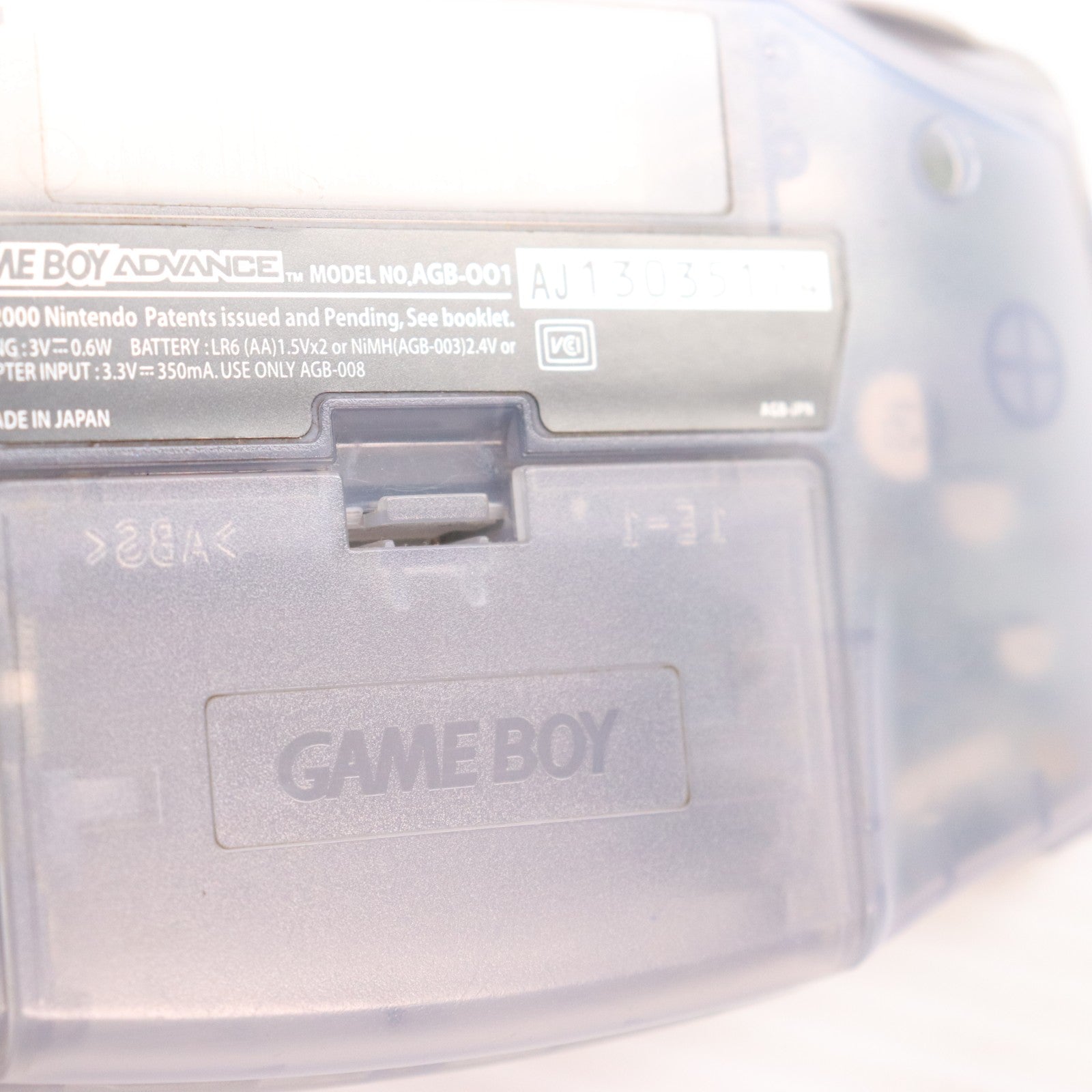 【中古即納】[GBA] (本体) GAMEBOY ADVANCE(ゲームボーイアドバンス) ミルキーブルー 任天堂(AGB-S-MBA)(20010321)