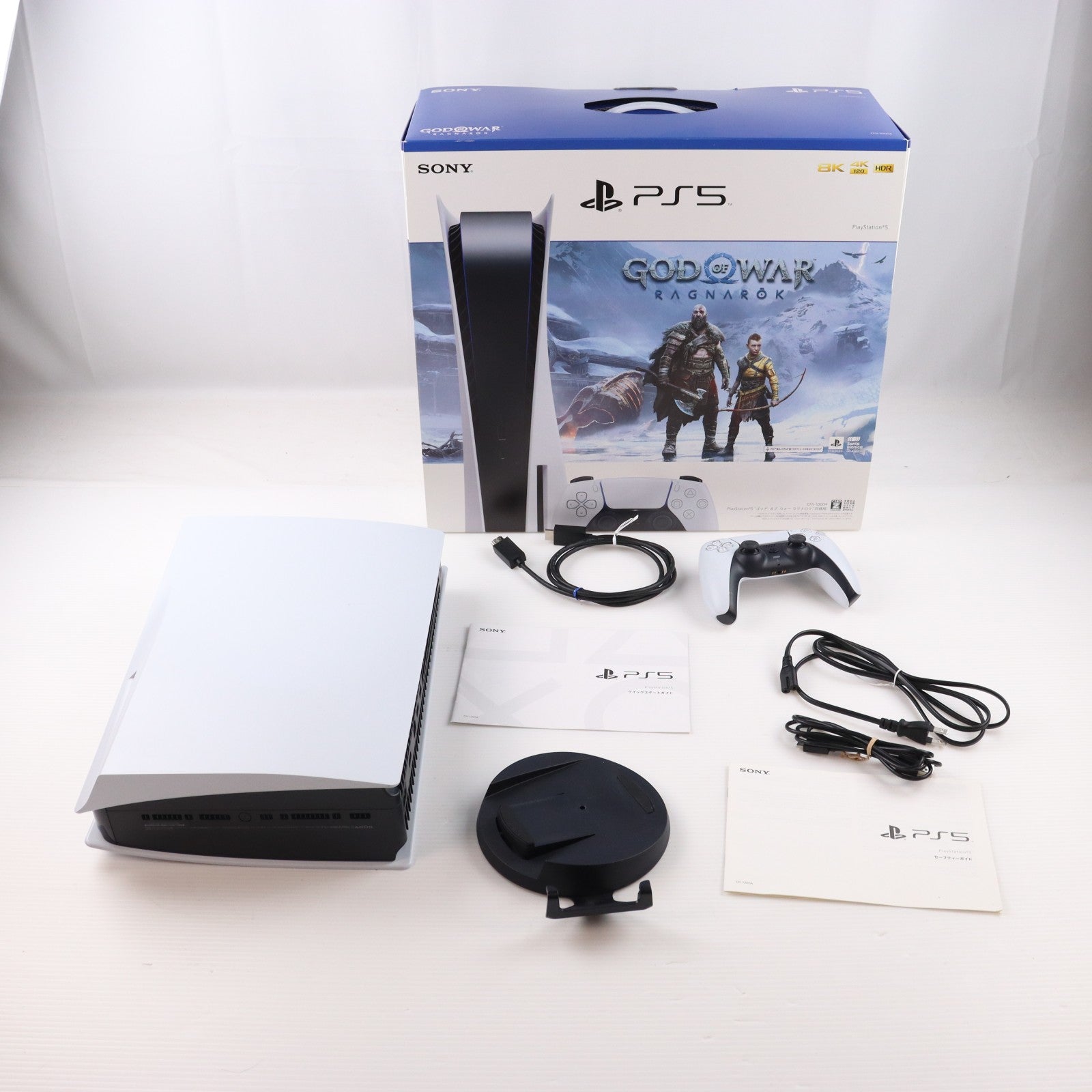 【中古即納】[PS5] (本体) PlayStation 5(プレイステーション5) 「ゴッド・オブ・ウォー ラグナロク」同梱版 SIE(CFIJ-10004)(20221109)
