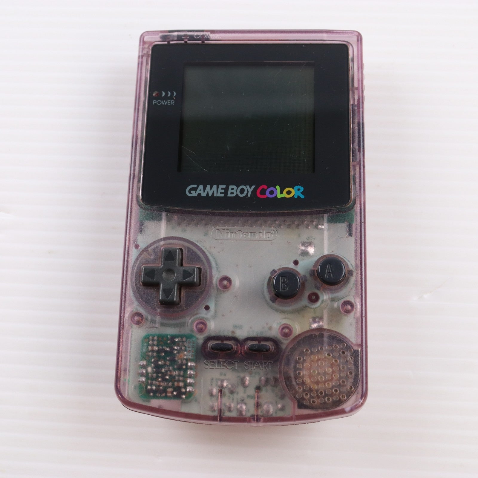 【中古即納】[GB] (本体) GAMEBOY COLOR(ゲームボーイカラー) クリアパープル 任天堂(CGB-001)(19981021)