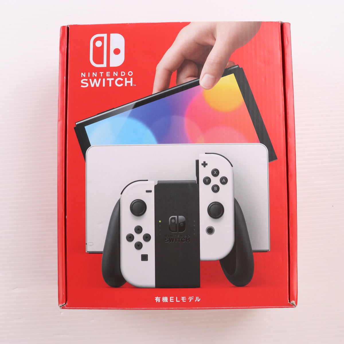 【中古即納】[Switch] (本体) Nintendo Switch(ニンテンドースイッチ) 有機ELモデル Joy-Con(L)/(R) ホワイト 任天堂(HEG-S-KAAAA)(20211008)