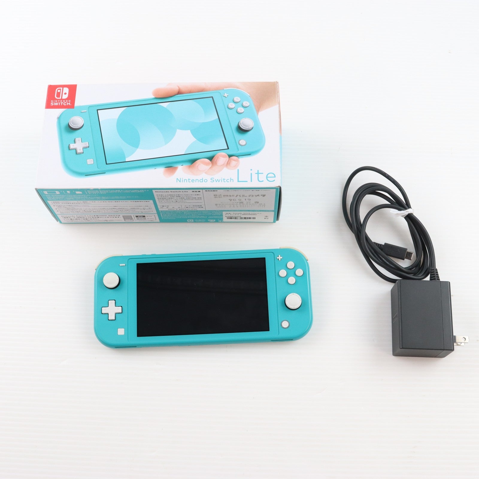 【中古即納】[Switch] (本体) Nintendo Switch Lite(ニンテンドースイッチライト) ターコイズ 任天堂(HDH-S-BAZAA)(20190920)