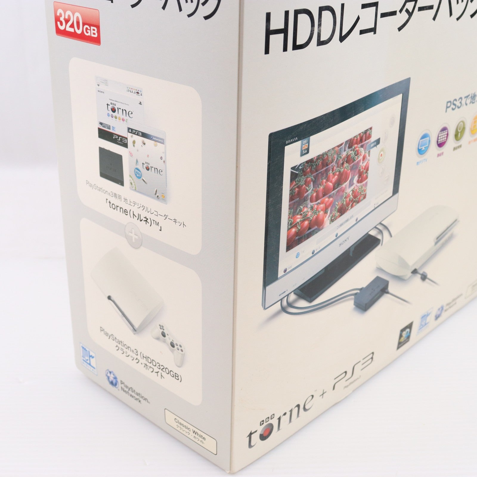 【中古即納】[PS3] (本体) PlayStation 3(プレイステーション3) HDDレコーダーパック 320GB クラシック・ホワイト SCE(CEJH-10016)(20110310)