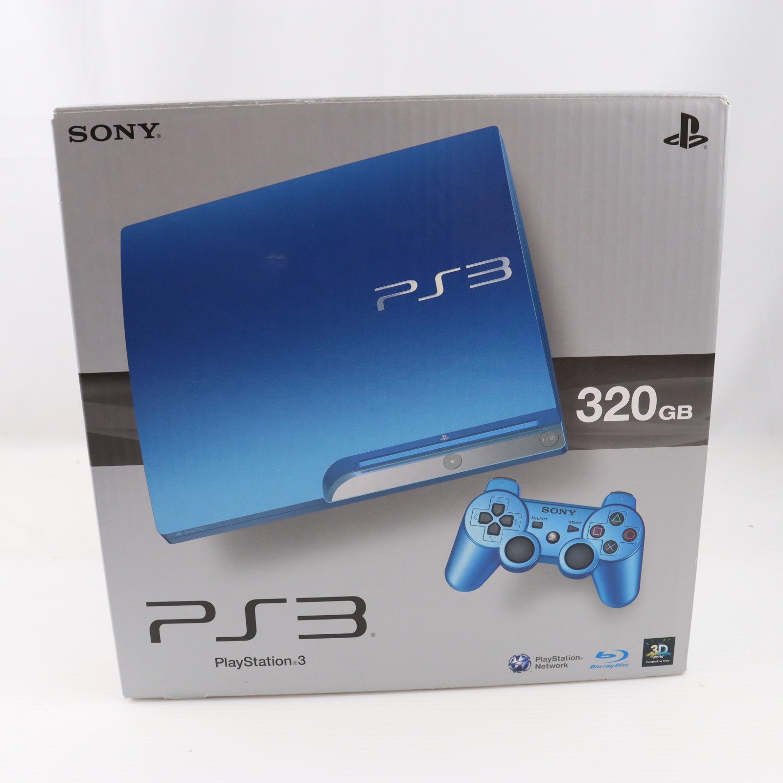 【中古即納】[PS3] (本体) PlayStation 3(プレイステーション3) スプラッシュ・ブルー HDD320GB SCE(CECH-3000BSB)(20111117)