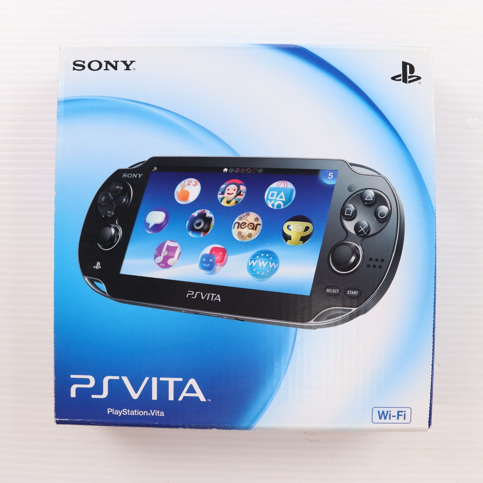 【中古即納】[PSVita] (本体) PlayStation Vita(プレイステーション ヴィータ) Wi-Fiモデル クリスタル・ブラック SCE(PCH-1000ZA01)(20111217)