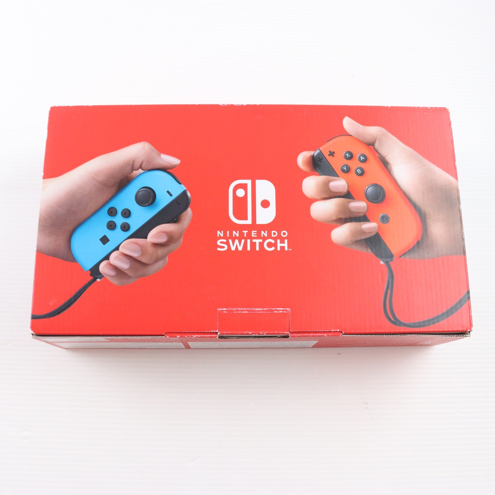 【中古即納】[Switch] (本体) Nintendo Switch(ニンテンドースイッチ) Joy-Con(L) ネオンブルー/(R) ネオンレッド 任天堂(HAD-S-KABAA)(20190830)