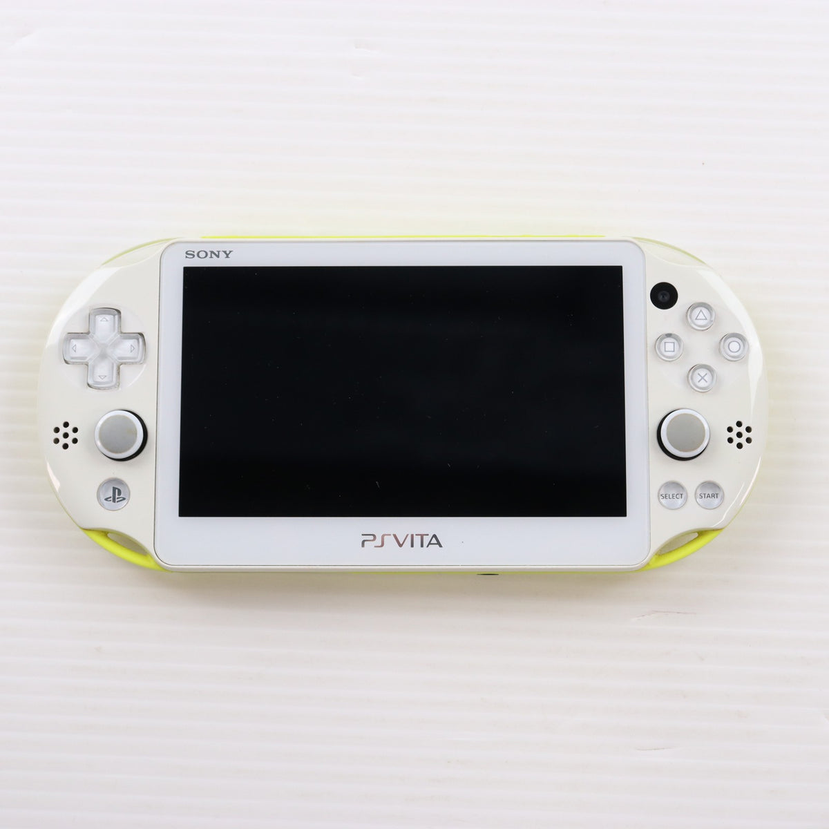 【中古即納】[PSVita] (本体) PlayStation Vita(プレイステーション ヴィータ) Wi-Fiモデル ライムグリーン/ホワイト SCE(PCH-2000ZA13)(20131010)