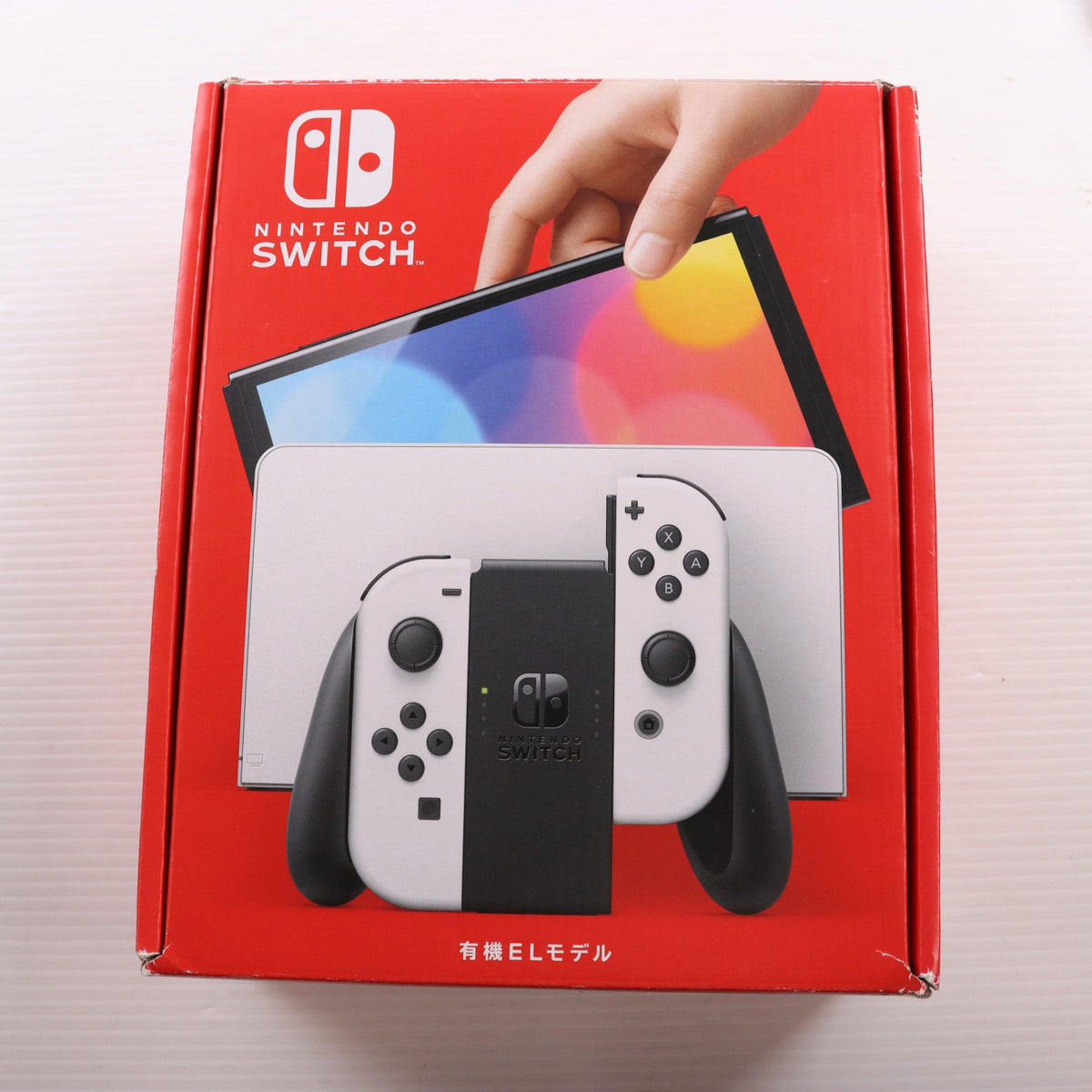 【中古即納】[Switch] (本体) Nintendo Switch(ニンテンドースイッチ) 有機ELモデル Joy-Con(L)/(R) ホワイト 任天堂(HEG-S-KAAAA)(20211008)