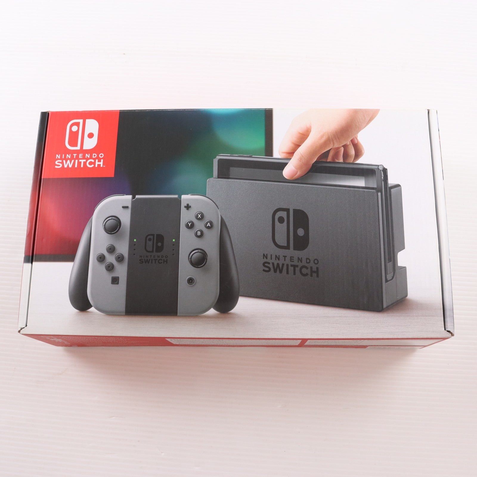 【中古即納】[Switch] (本体) Nintendo Switch(ニンテンドースイッチ) Joy-Con(L)/R グレー 任天堂(HAC-S-KAAAA)(20170303)