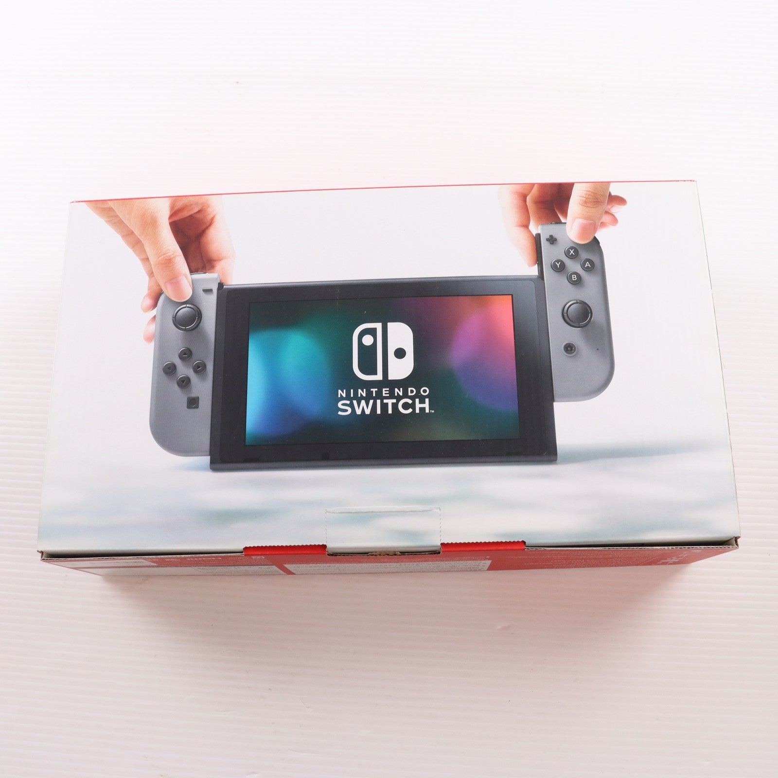 【中古即納】[Switch] (本体) Nintendo Switch(ニンテンドースイッチ) Joy-Con(L)/R グレー 任天堂(HAC-S-KAAAA)(20170303)