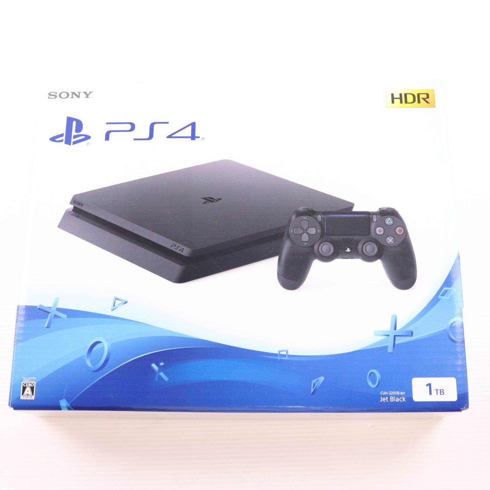 【中古即納】[PS4] (本体) PlayStation 4(プレイステーション4) ジェット・ブラック 1TB SIE(CUH-2200BB01)(20180625)
