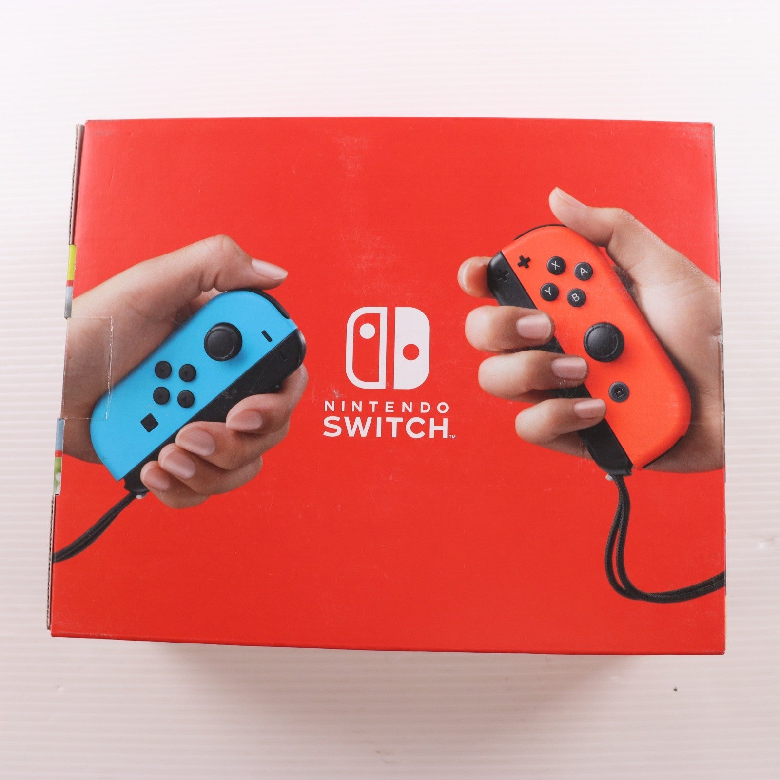 【中古即納】[Switch] (本体) Nintendo Switch(ニンテンドースイッチ) Joy-Con(L) ネオンブルー/R ネオンレッド 任天堂(HAD-S-KABAH)(20190830)
