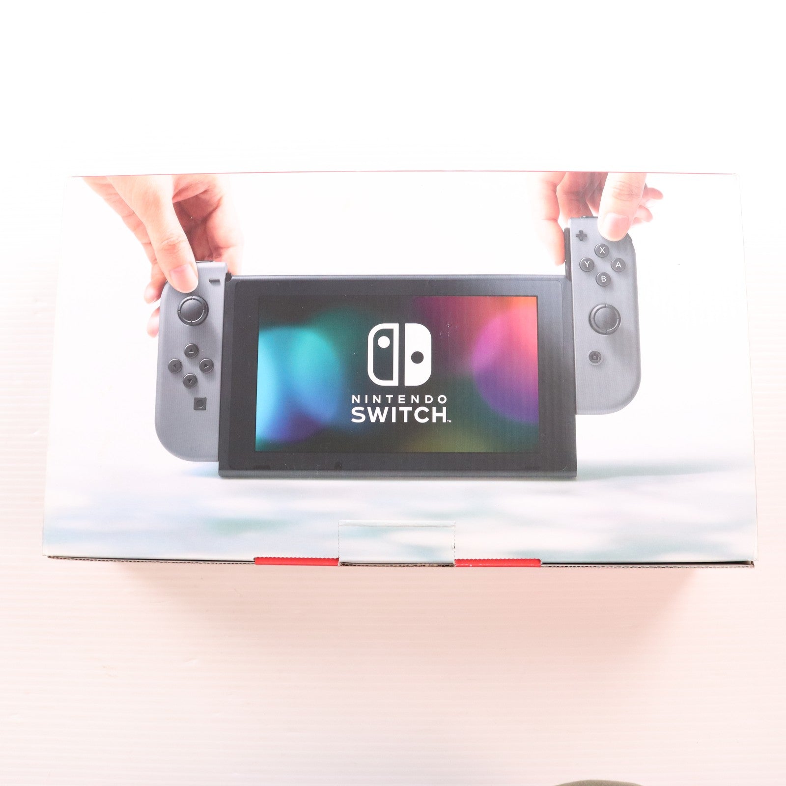 【中古即納】[Switch] (本体) Nintendo Switch(ニンテンドースイッチ) Joy-Con(L)/R グレー 任天堂(HAC-S-KAAAA)(20170303)