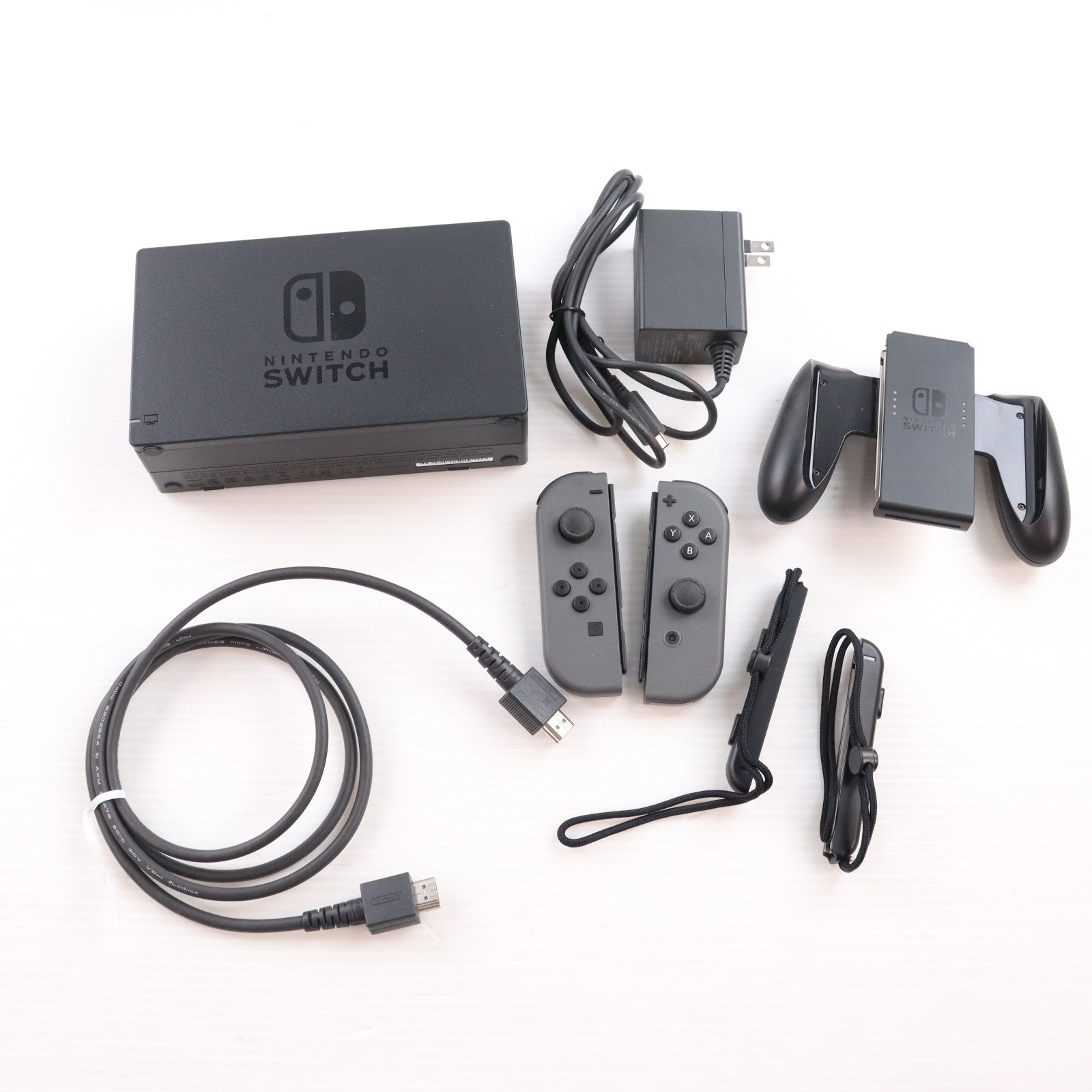 【中古即納】[Switch] (本体) Nintendo Switch(ニンテンドースイッチ) Joy-Con(L)/(R) グレー 任天堂(HAD-S-KAAAH)(20230412)