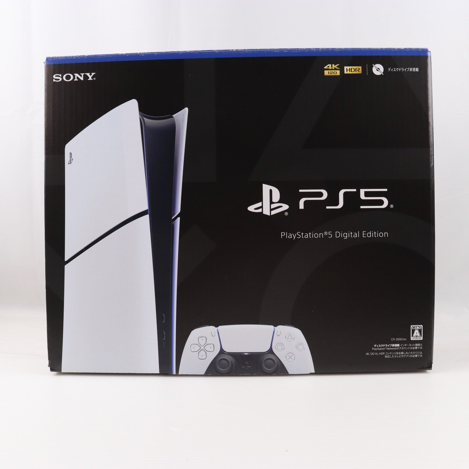 【中古即納】[PS5] (本体) PlayStation 5(プレイステーション5) slimモデル(スリムモデル) デジタル・エディション SIE(CFI-2000B01)(20231110)