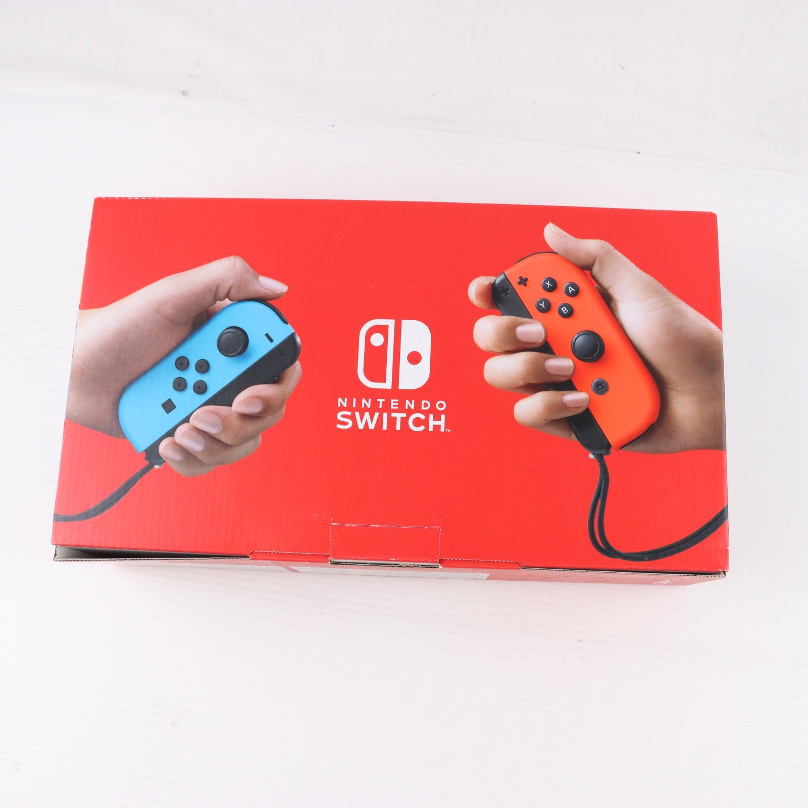 【中古即納】[Switch] (本体) Nintendo Switch(ニンテンドースイッチ) Joy-Con(L) ネオンブルー/(R) ネオンレッド 任天堂(HAD-S-KABAA)(20190830)