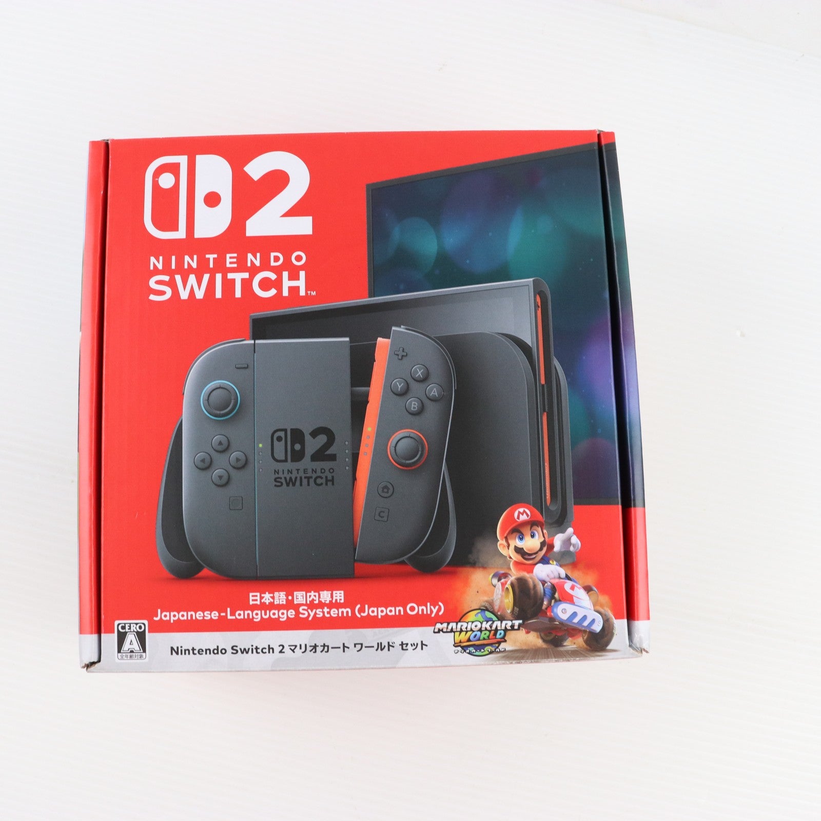 【中古即納】[Switch2] (本体)(ソフト無し) Nintendo Switch 2(ニンテンドースイッチ2)(日本語・国内専用) マリオカート ワールド セット 任天堂(BEE-S-KB6PA)(20250605)