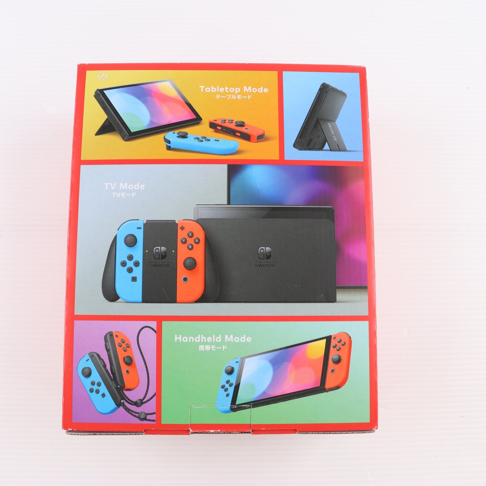 【中古即納】[Switch] (本体) Nintendo Switch(ニンテンドースイッチ) 有機ELモデル Joy-Con(L) ネオンブルー/(R) ネオンレッド 任天堂(HEG-S-KABAA)(20211008)