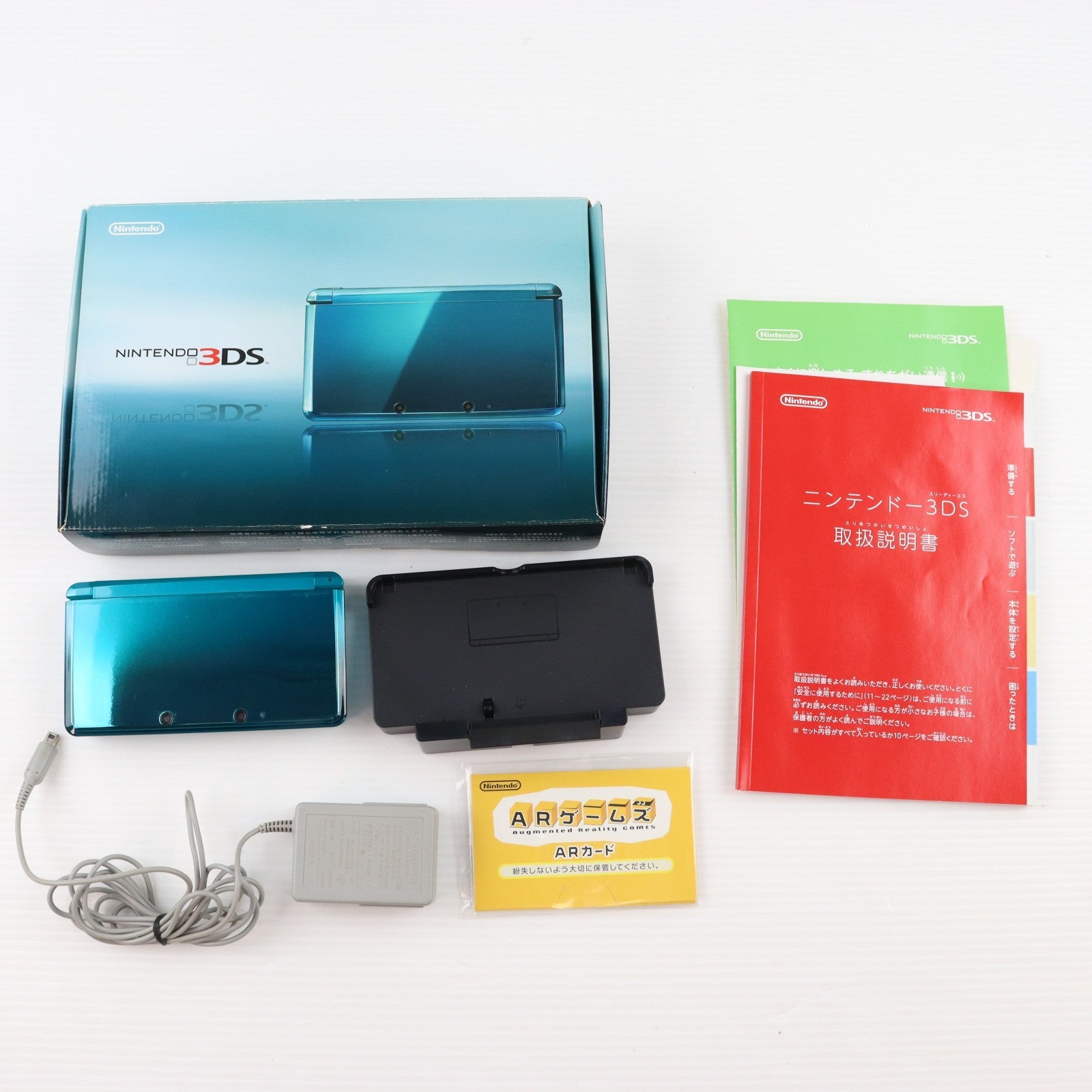 【中古即納】[3DS] (本体) ニンテンドー3DS アクアブルー 任天堂(CTR-S-BAAA)(20110226)