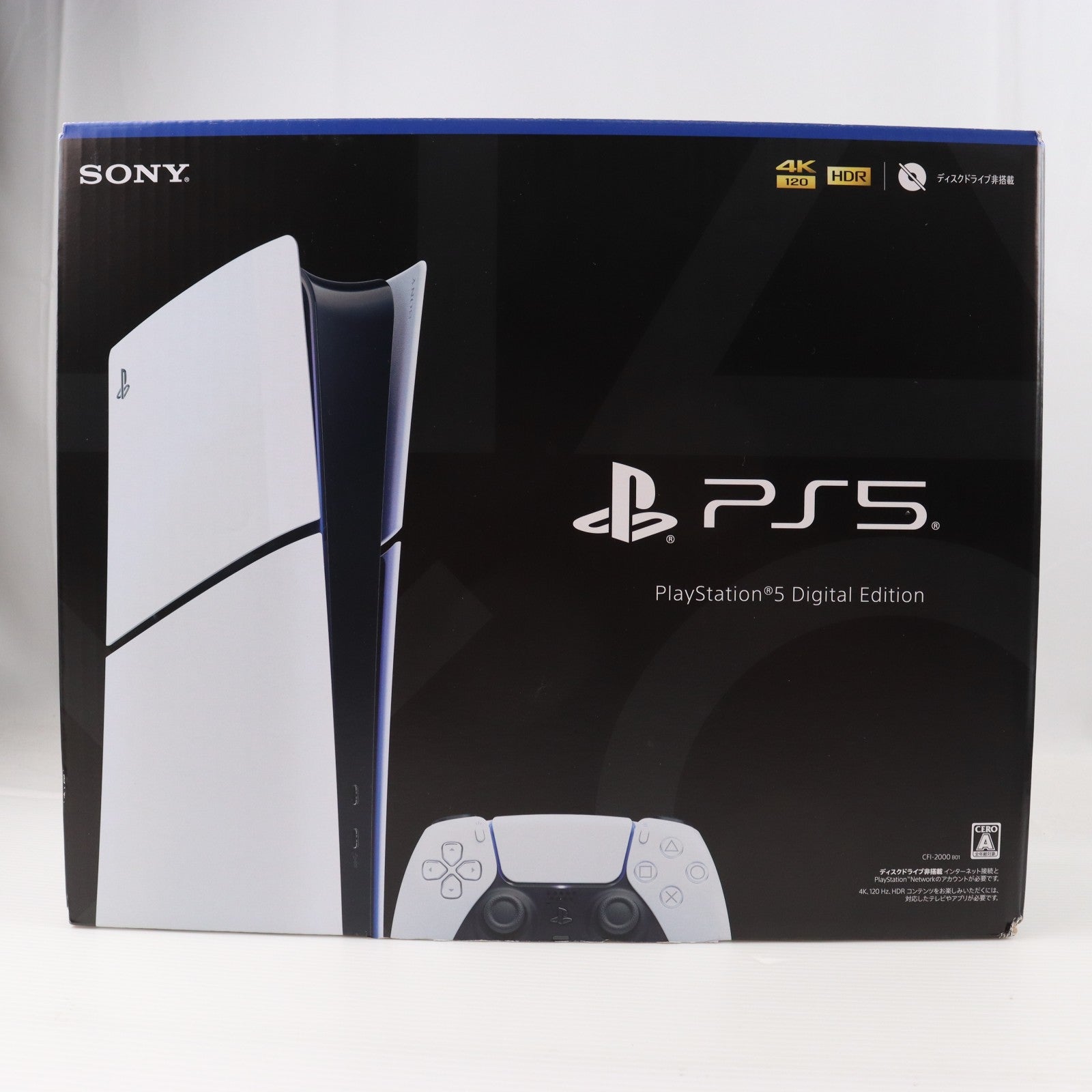 【中古即納】[PS5] (本体) PlayStation 5(プレイステーション5) slimモデル(スリムモデル) デジタル・エディション SIE(CFI-2000B01)(20231110)