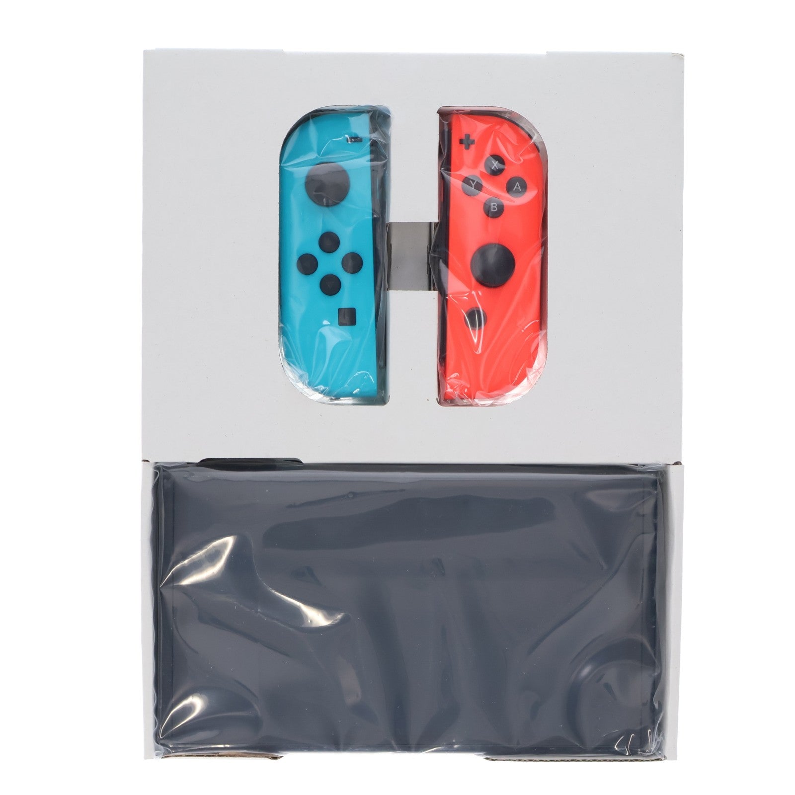 【中古即納】[Switch] (本体)(未使用) Nintendo Switch(有機ELモデル)(ニンテンドースイッチ 有機ELモデル) Joy-Con(L) ネオンブルー/(R) ネオンレッド 任天堂(HEG-S-KABAA)(20211008)