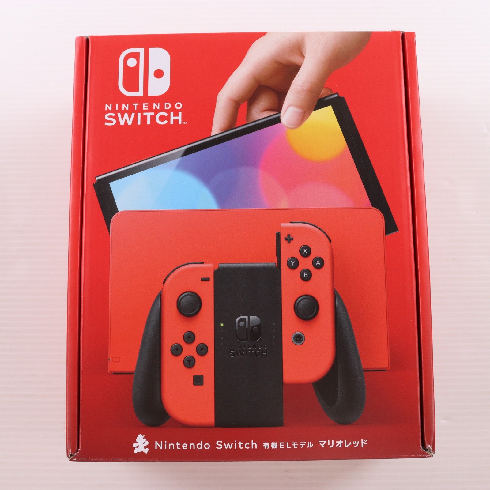 【中古即納】[Switch] (本体) Nintendo Switch(ニンテンドースイッチ) 有機ELモデル マリオレッド 任天堂(HEG-S-RAAAA)(20231006)