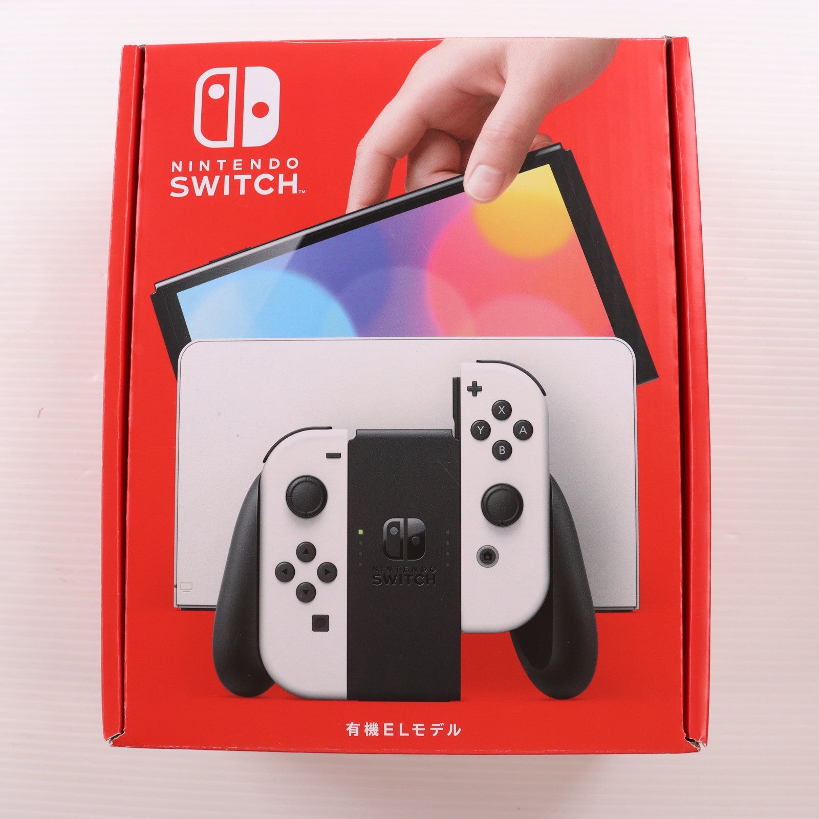 【中古即納】[Switch] (本体) Nintendo Switch(ニンテンドースイッチ) 有機ELモデル Joy-Con(L)/(R) ホワイト 任天堂(HEG-S-KAAAA)(20211008)