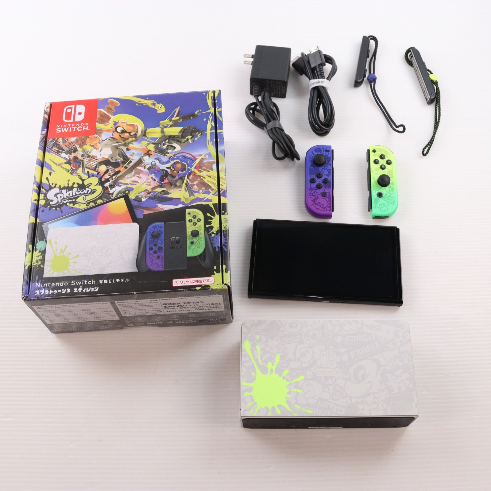 【中古即納】[Switch] (本体) Nintendo Switch(ニンテンドースイッチ) 有機ELモデル スプラトゥーン3エディション 任天堂(HEG-S-KCAAA)(20220826)