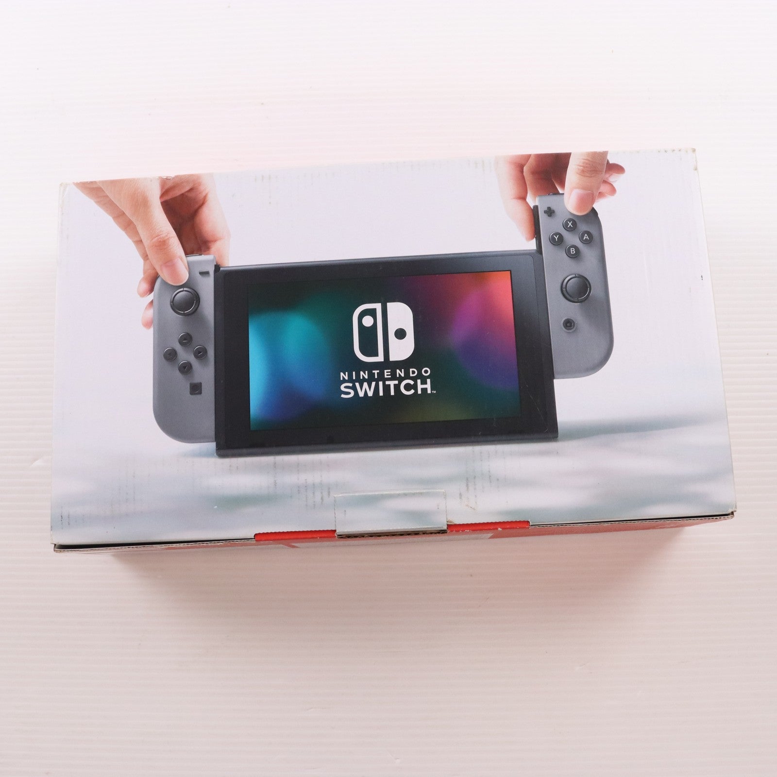 【中古即納】[Switch] (本体) Nintendo Switch(ニンテンドースイッチ) Joy-Con(L)/R グレー 任天堂(HAC-S-KAAAA)(20170303)