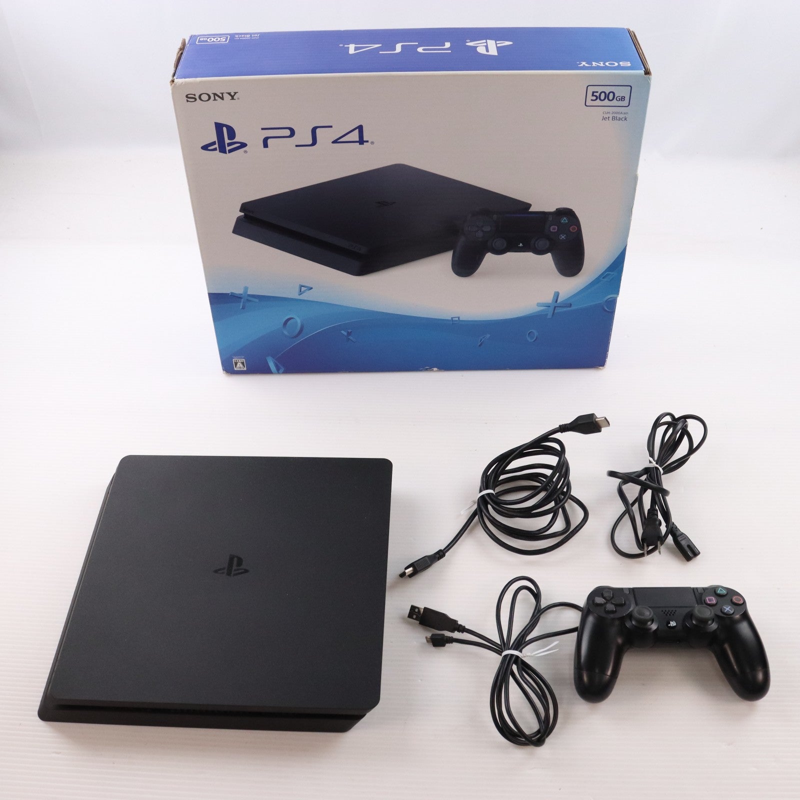 【中古即納】[PS4] (本体) PlayStation 4(プレイステーション4) ジェット・ブラック HDD500GB SIE(CUH-2000AB01)(20160915)