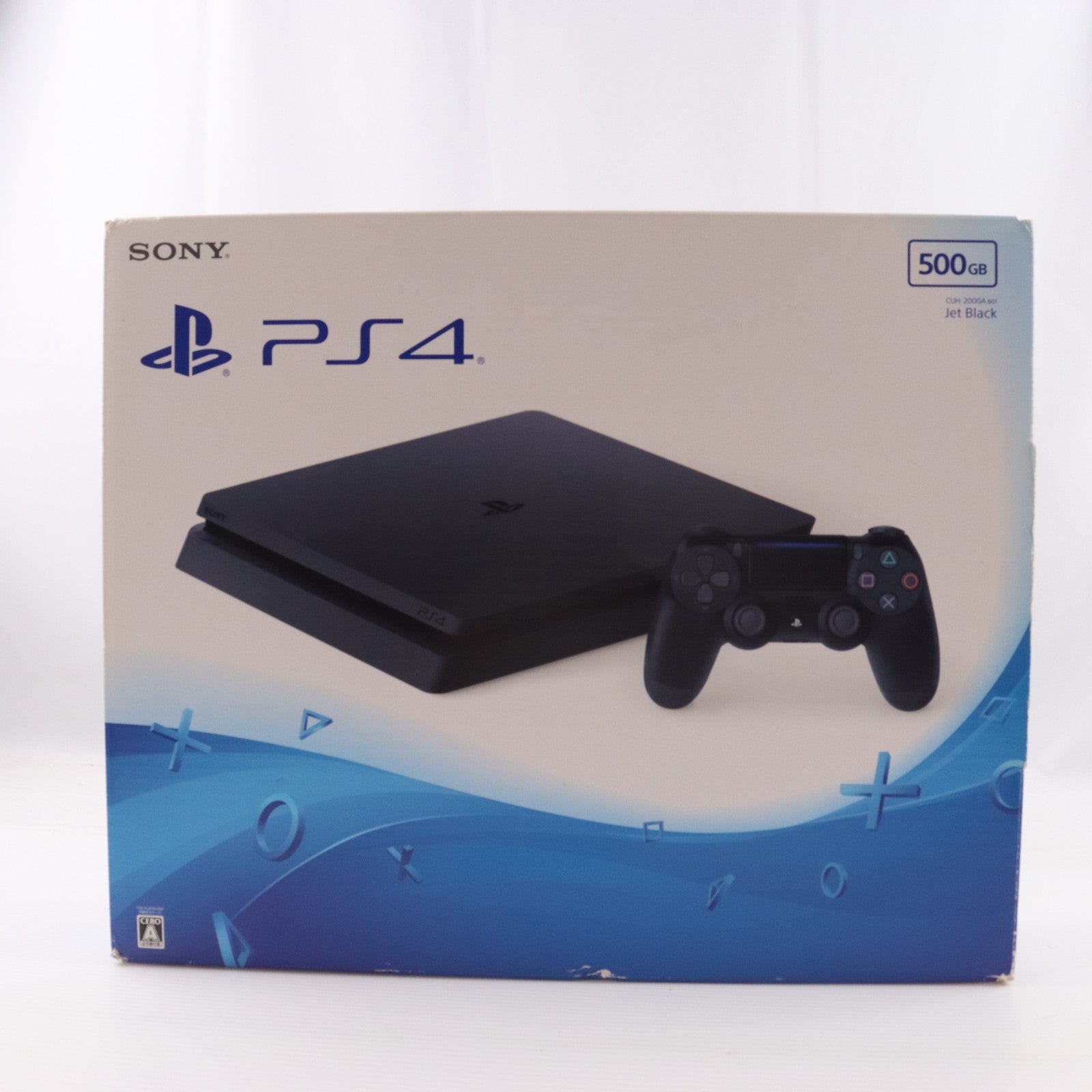 【中古即納】[PS4] (本体) PlayStation 4(プレイステーション4) ジェット・ブラック HDD500GB SIE(CUH-2000AB01)(20160915)