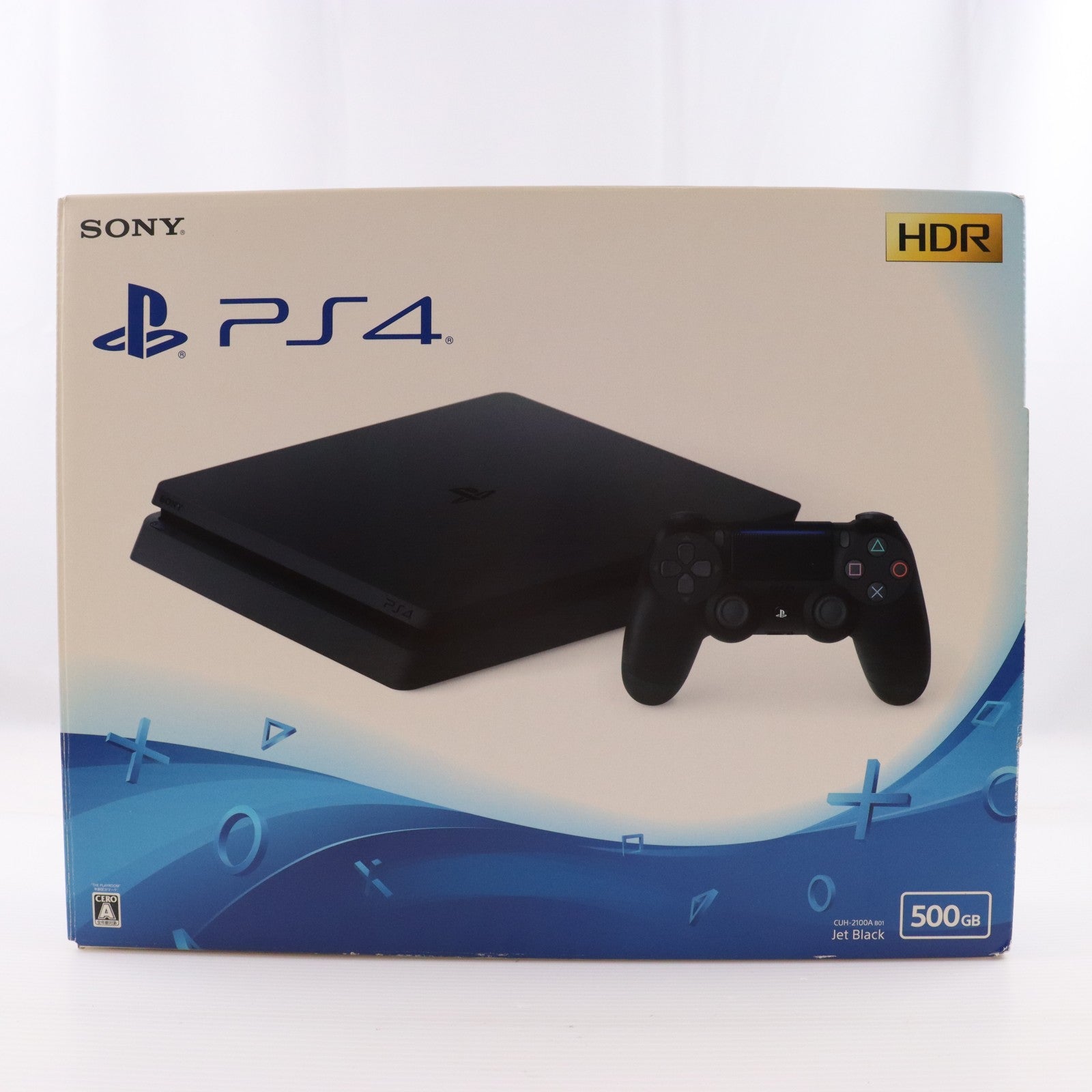 【中古即納】[PS4] (本体) PlayStation 4(プレイステーション4) ジェット・ブラック HDD500GB SIE(CUH-2100AB01)(20170724)