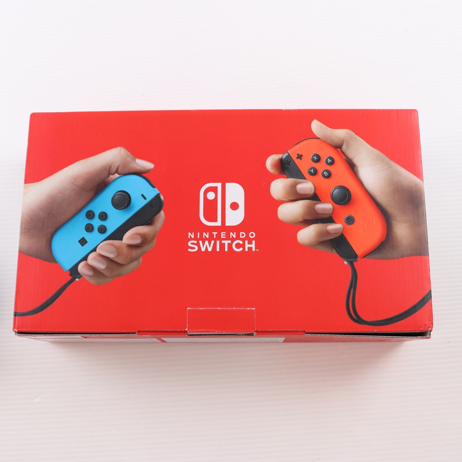 【中古即納】[Switch] (本体) Nintendo Switch(ニンテンドースイッチ) Joy-Con(L) ネオンブルー/(R) ネオンレッド 任天堂(HAD-S-KABAA)(20190830)