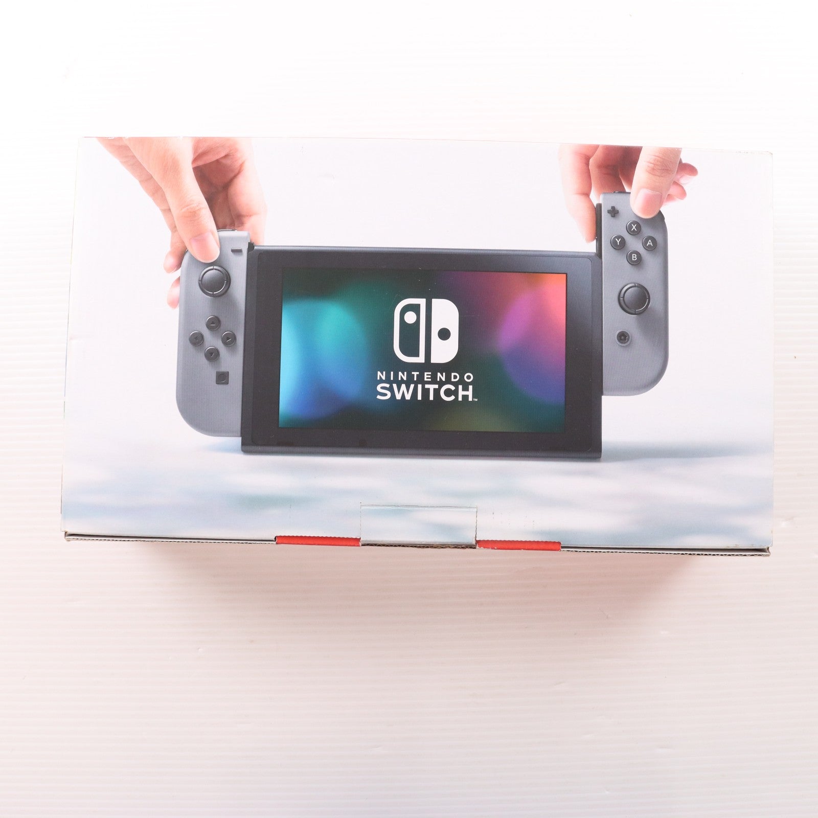 【中古即納】[Switch] (本体) Nintendo Switch(ニンテンドースイッチ) Joy-Con(L)/R グレー 任天堂(HAC-S-KAAAA)(20170303)