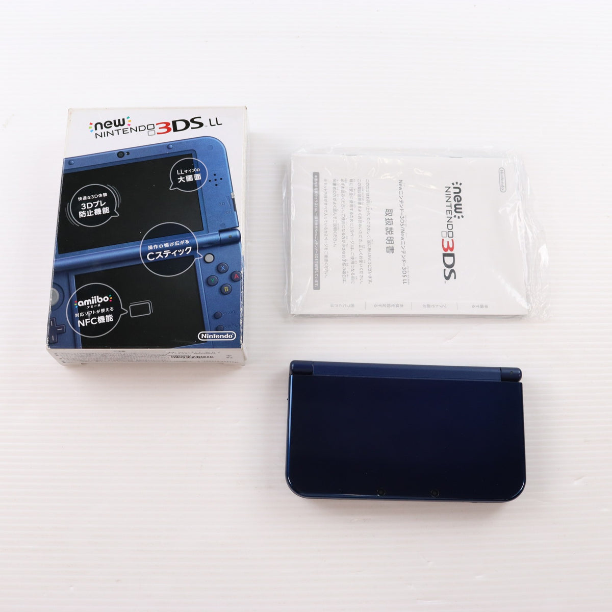 【中古即納】[3DS] (本体) Newニンテンドー3DS LL メタリックブルー 任天堂(RED-S-BAAA)(20141011)